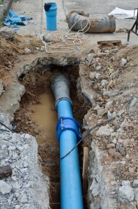 Repair water pipe
